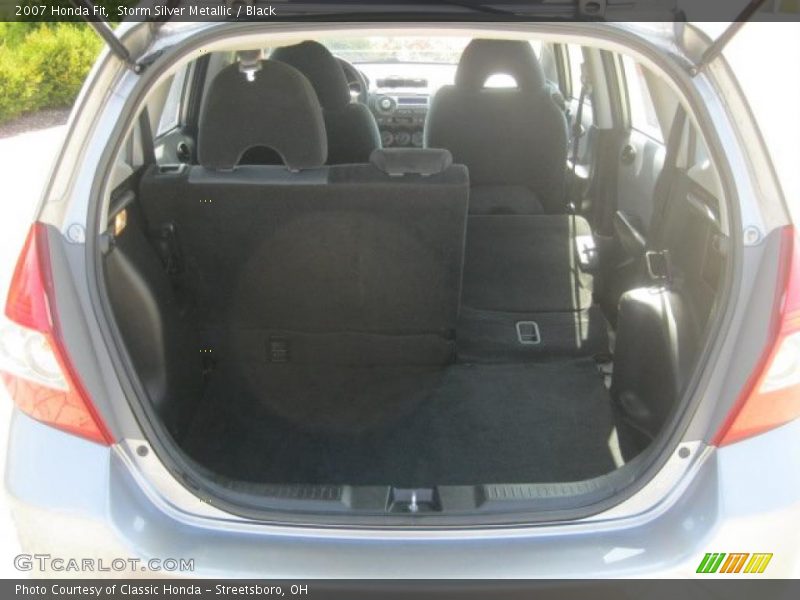 Storm Silver Metallic / Black 2007 Honda Fit