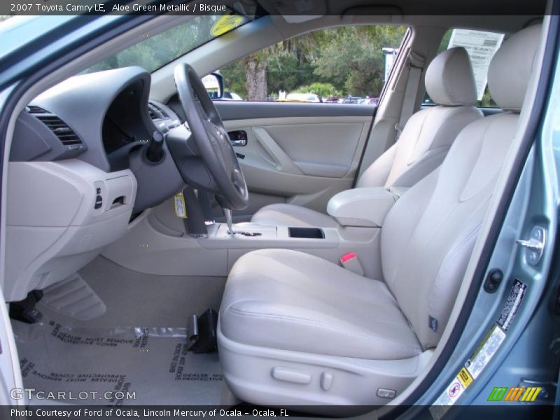 Aloe Green Metallic / Bisque 2007 Toyota Camry LE