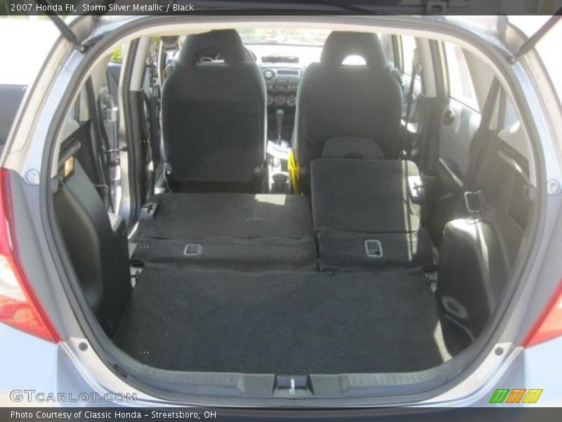 Storm Silver Metallic / Black 2007 Honda Fit