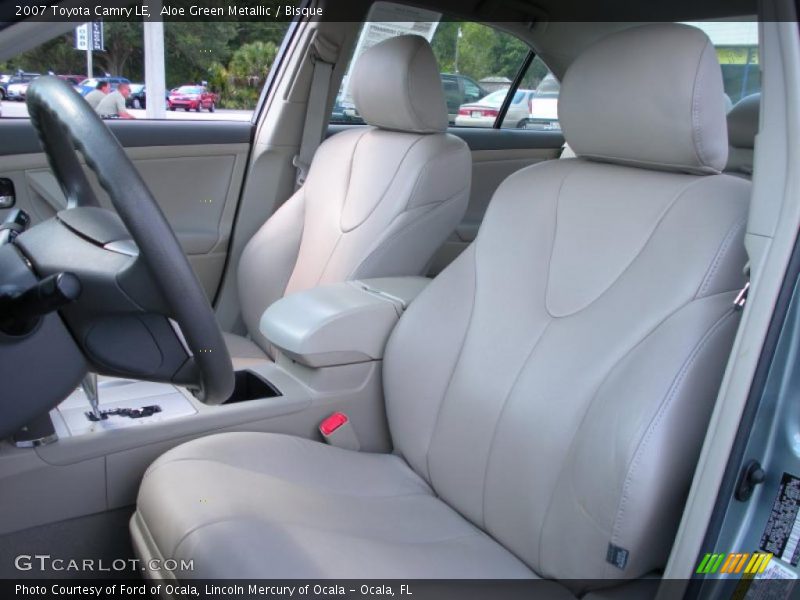Aloe Green Metallic / Bisque 2007 Toyota Camry LE