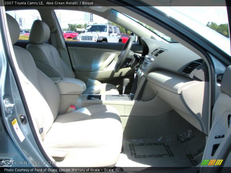 Aloe Green Metallic / Bisque 2007 Toyota Camry LE