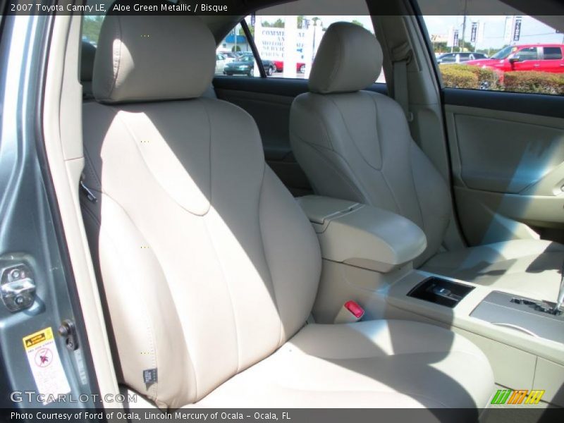 Aloe Green Metallic / Bisque 2007 Toyota Camry LE
