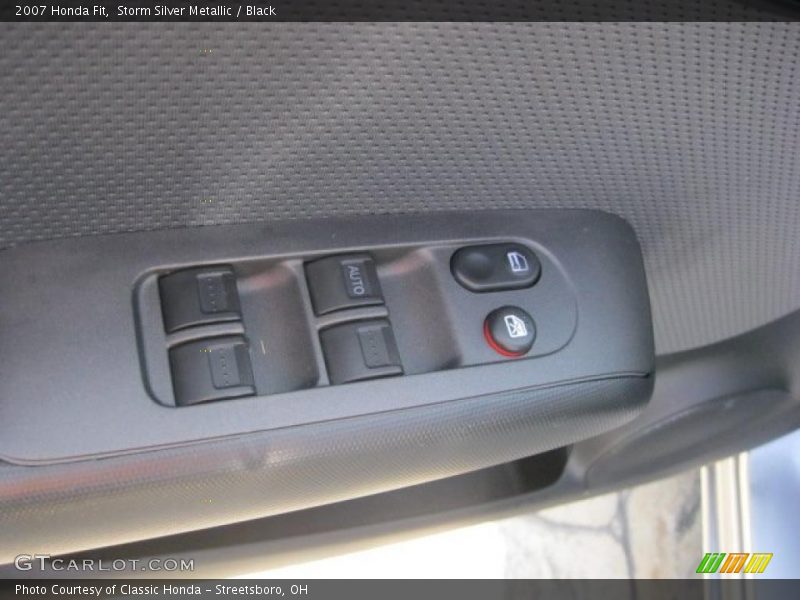 Storm Silver Metallic / Black 2007 Honda Fit