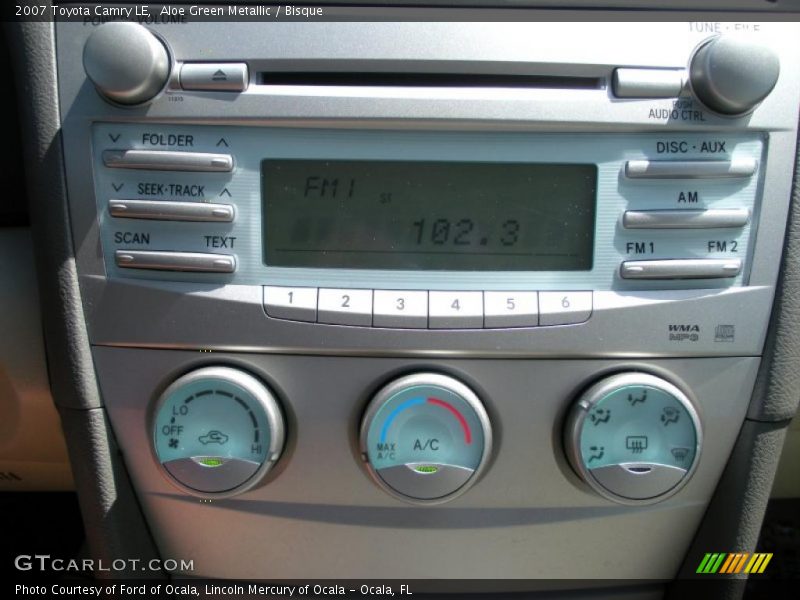 Aloe Green Metallic / Bisque 2007 Toyota Camry LE