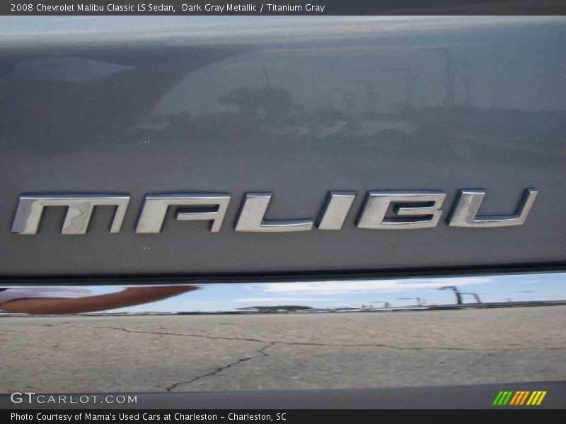 Dark Gray Metallic / Titanium Gray 2008 Chevrolet Malibu Classic LS Sedan