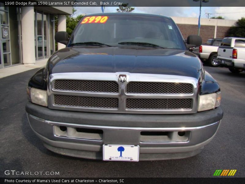 Black / Gray 1998 Dodge Ram 1500 Laramie SLT Extended Cab