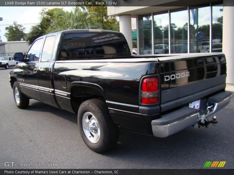 Black / Gray 1998 Dodge Ram 1500 Laramie SLT Extended Cab