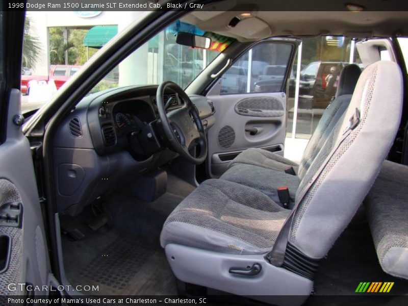 Black / Gray 1998 Dodge Ram 1500 Laramie SLT Extended Cab