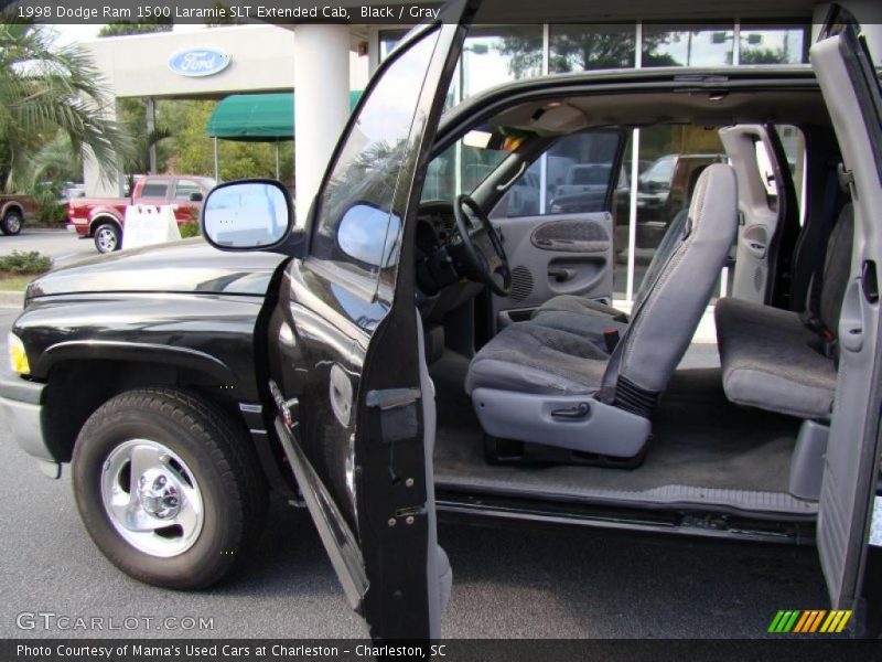 Black / Gray 1998 Dodge Ram 1500 Laramie SLT Extended Cab