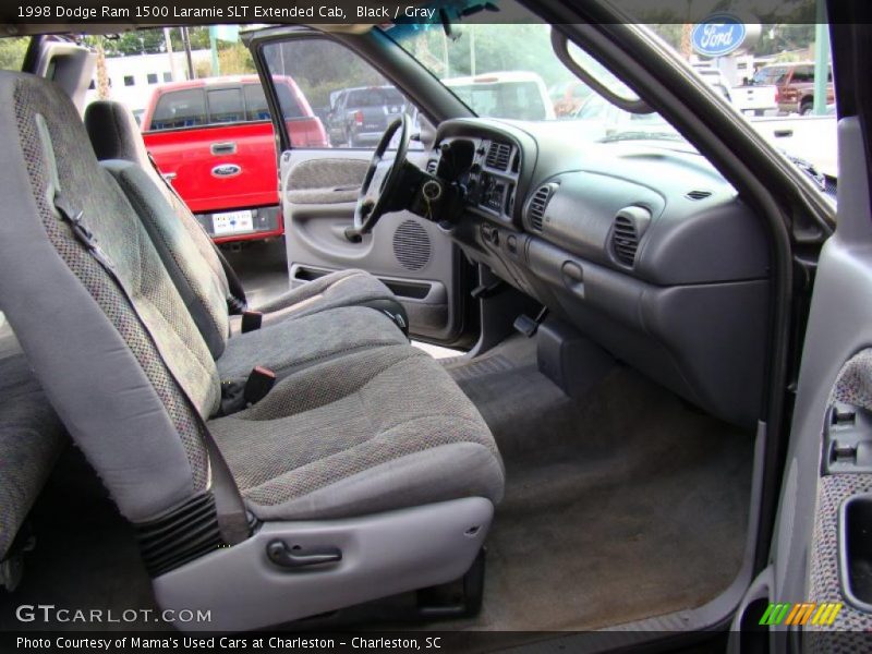 Black / Gray 1998 Dodge Ram 1500 Laramie SLT Extended Cab