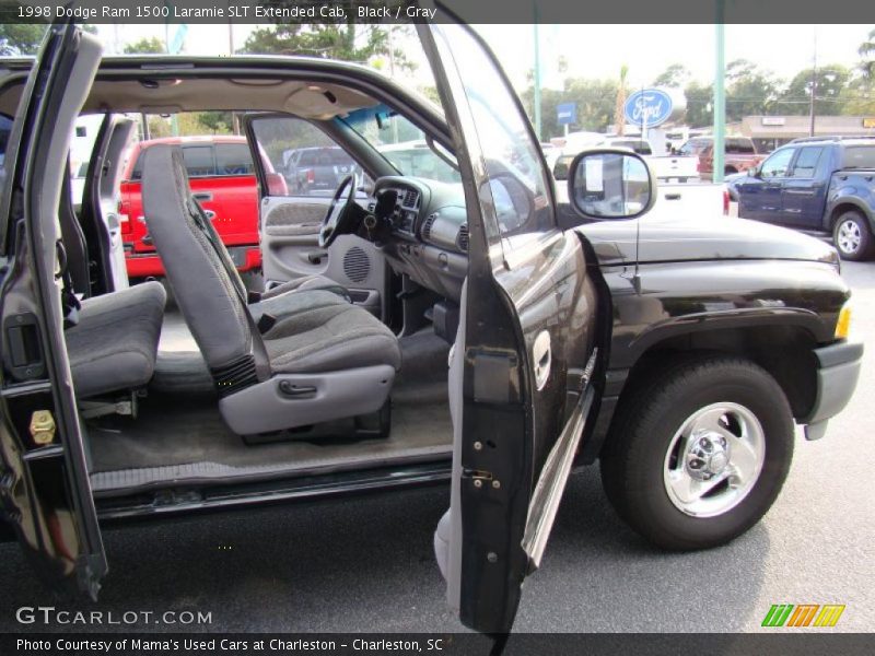 Black / Gray 1998 Dodge Ram 1500 Laramie SLT Extended Cab