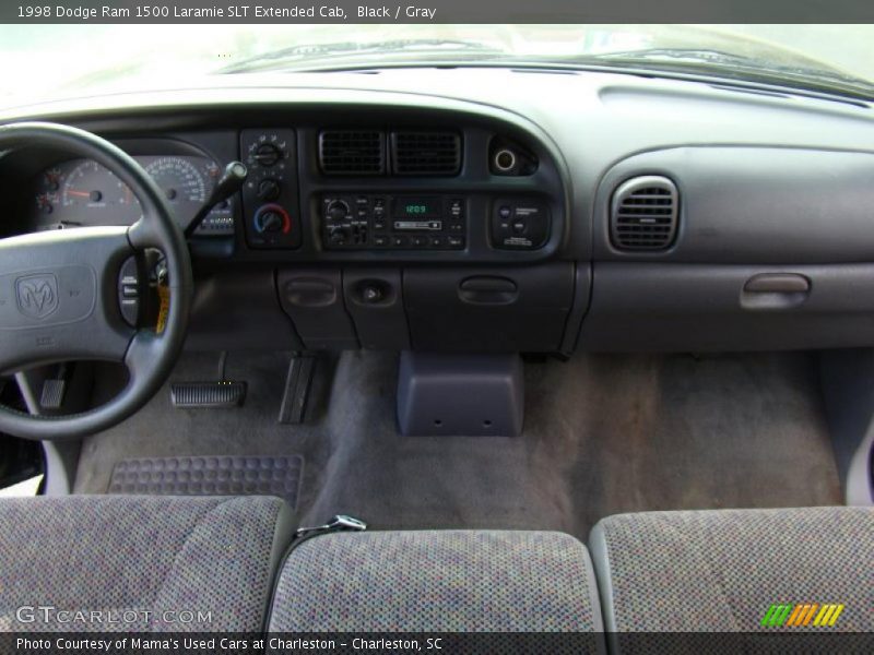Black / Gray 1998 Dodge Ram 1500 Laramie SLT Extended Cab