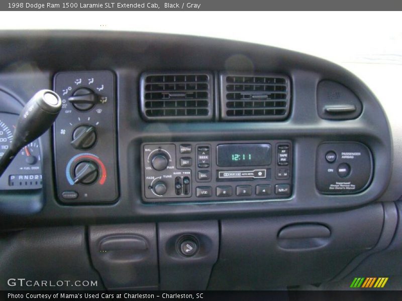Black / Gray 1998 Dodge Ram 1500 Laramie SLT Extended Cab