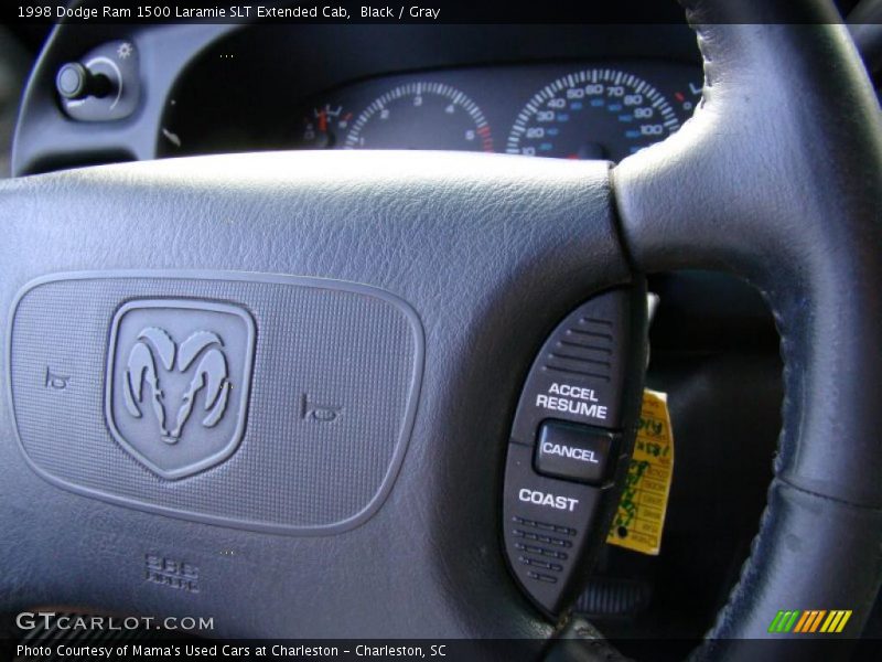 Black / Gray 1998 Dodge Ram 1500 Laramie SLT Extended Cab