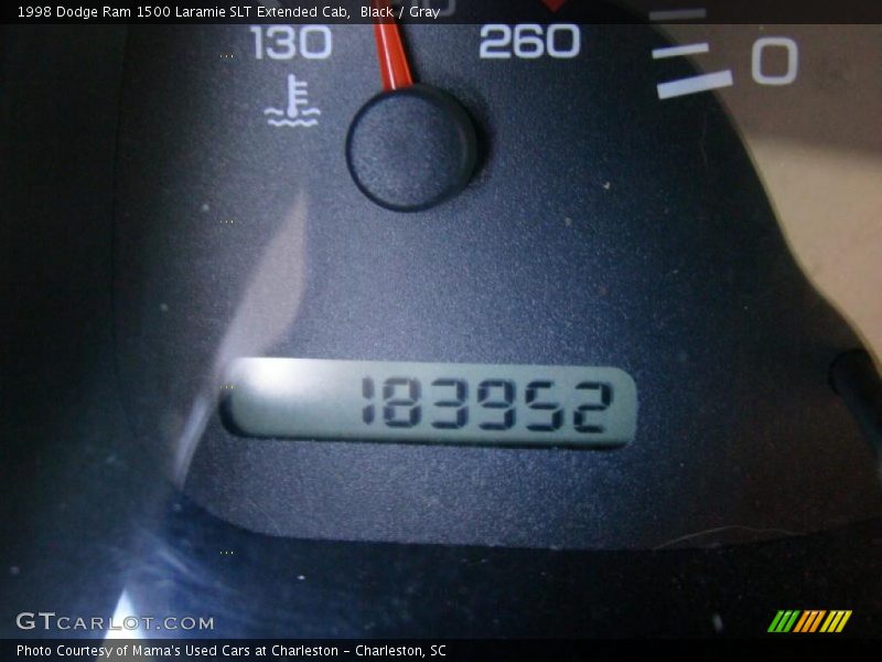 Black / Gray 1998 Dodge Ram 1500 Laramie SLT Extended Cab