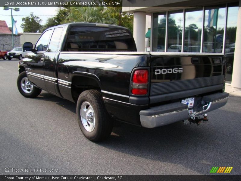 Black / Gray 1998 Dodge Ram 1500 Laramie SLT Extended Cab