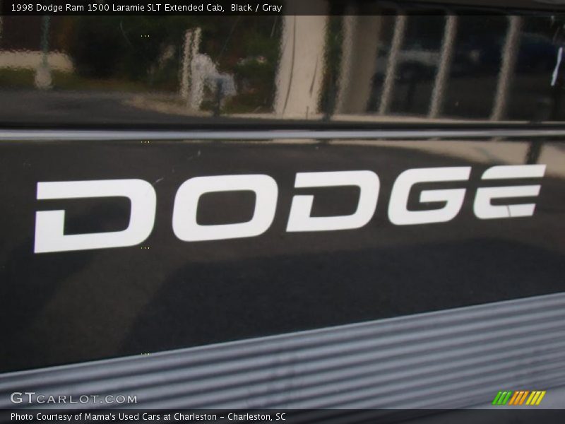 Black / Gray 1998 Dodge Ram 1500 Laramie SLT Extended Cab