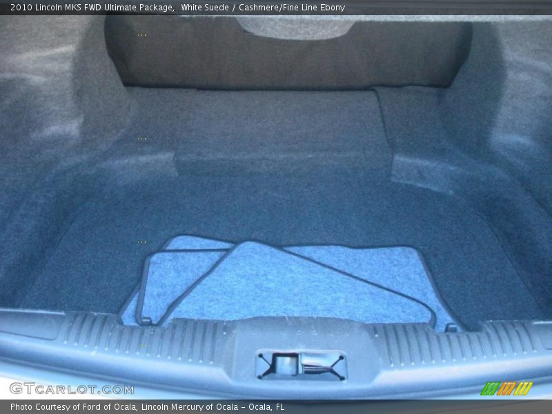 White Suede / Cashmere/Fine Line Ebony 2010 Lincoln MKS FWD Ultimate Package