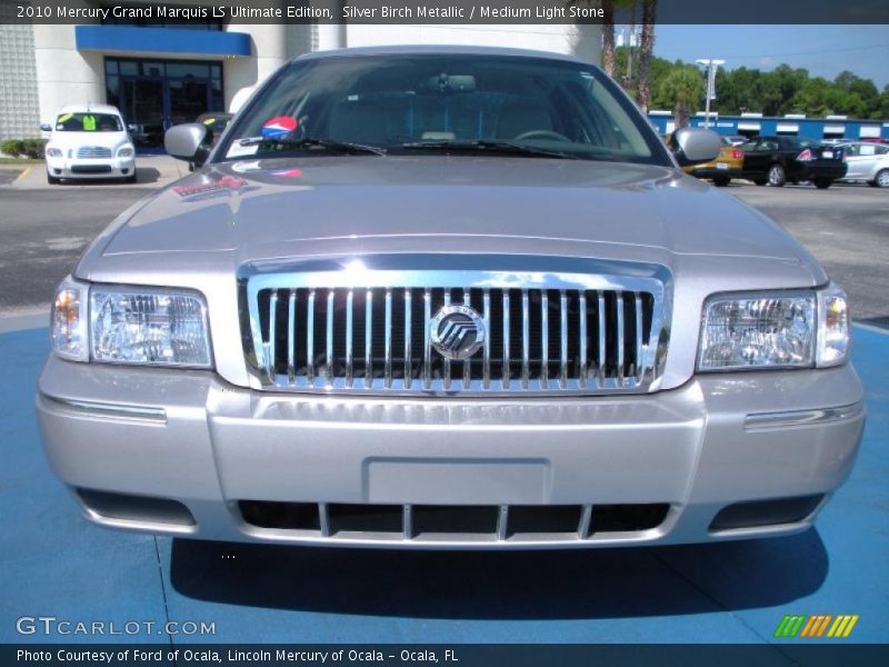 Silver Birch Metallic / Medium Light Stone 2010 Mercury Grand Marquis LS Ultimate Edition