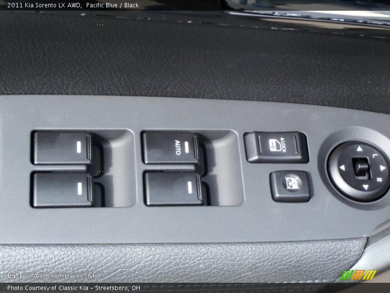 Pacific Blue / Black 2011 Kia Sorento LX AWD