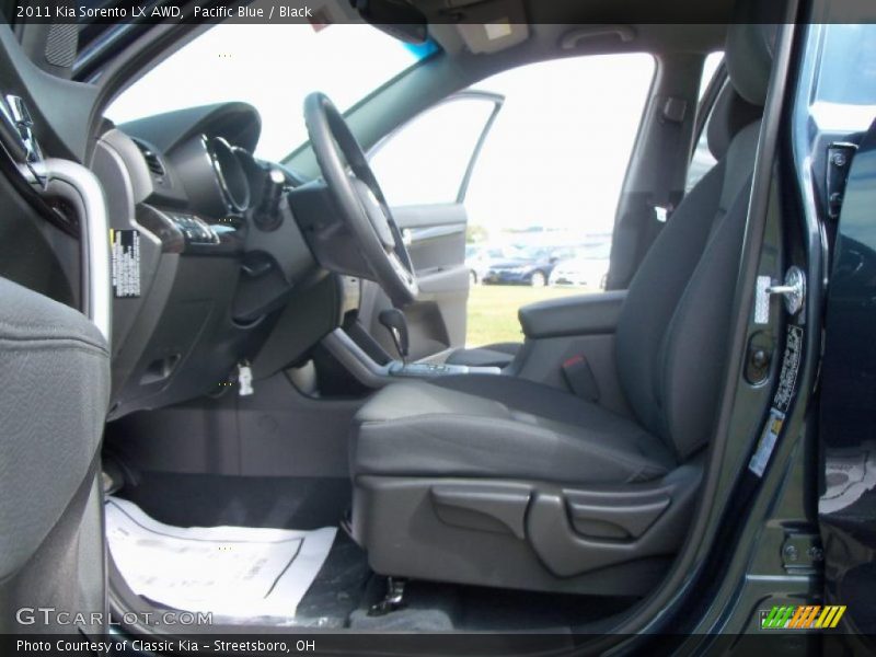 Pacific Blue / Black 2011 Kia Sorento LX AWD