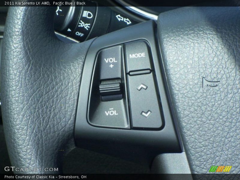 Pacific Blue / Black 2011 Kia Sorento LX AWD
