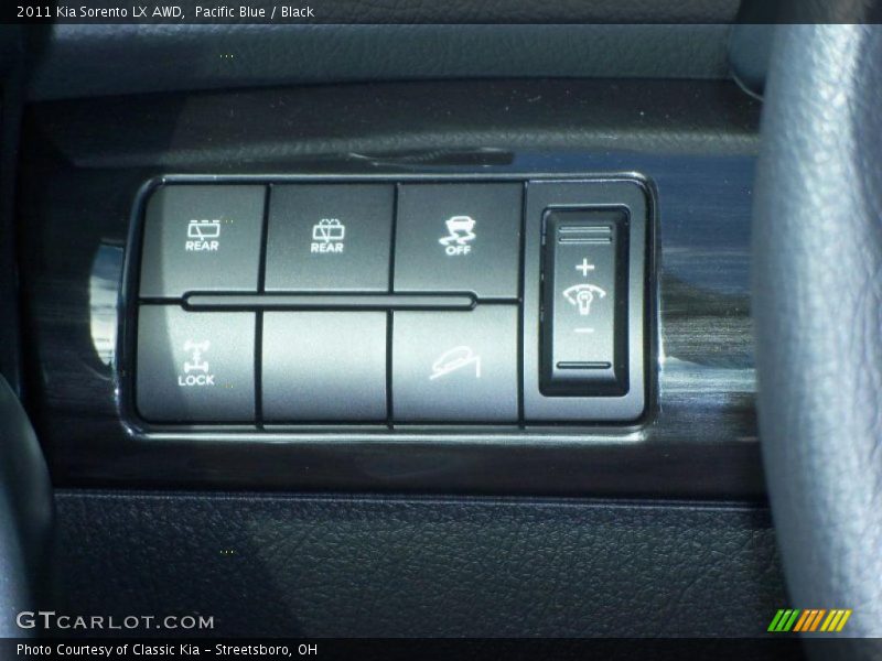 Pacific Blue / Black 2011 Kia Sorento LX AWD