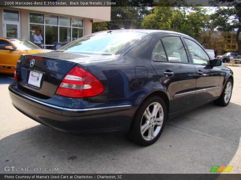 Black Opal Metallic / Stone 2006 Mercedes-Benz E 350 Sedan
