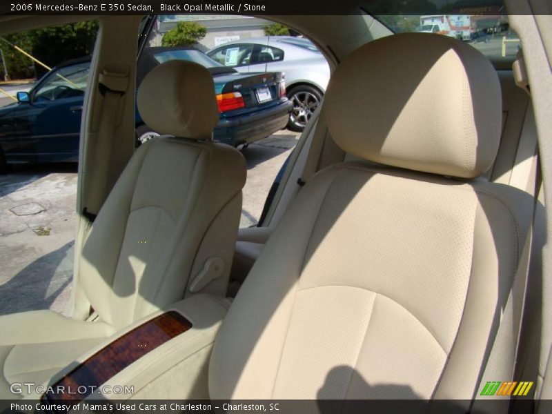 Black Opal Metallic / Stone 2006 Mercedes-Benz E 350 Sedan