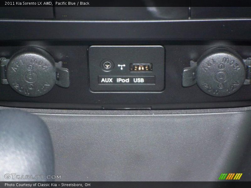 Pacific Blue / Black 2011 Kia Sorento LX AWD