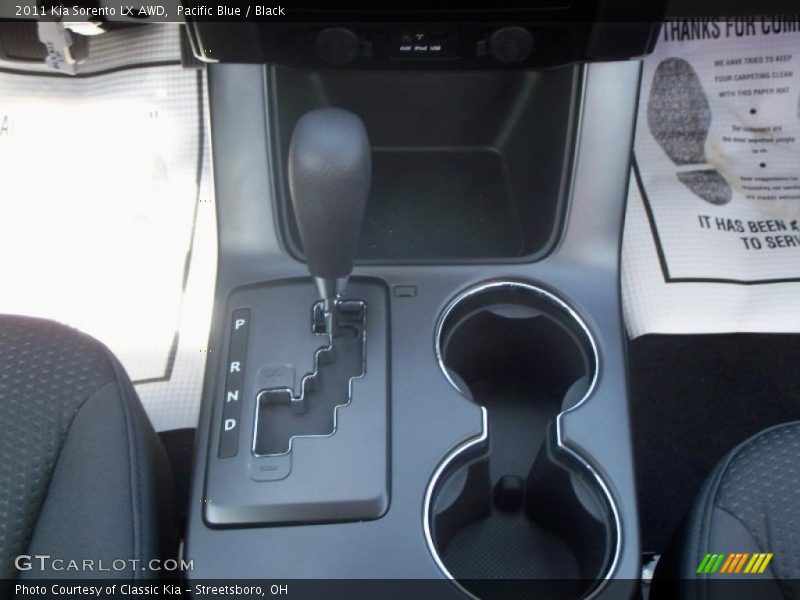 Pacific Blue / Black 2011 Kia Sorento LX AWD