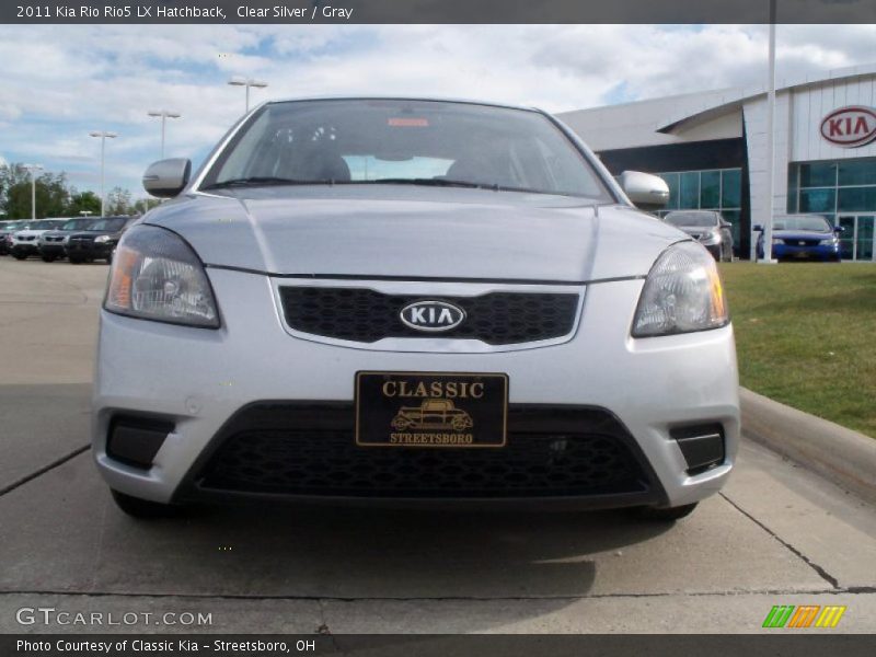 Clear Silver / Gray 2011 Kia Rio Rio5 LX Hatchback