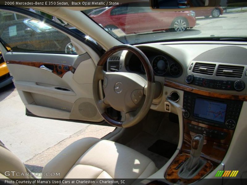 Black Opal Metallic / Stone 2006 Mercedes-Benz E 350 Sedan