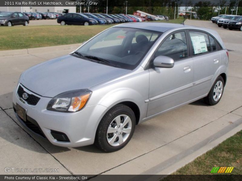 Clear Silver / Gray 2011 Kia Rio Rio5 LX Hatchback