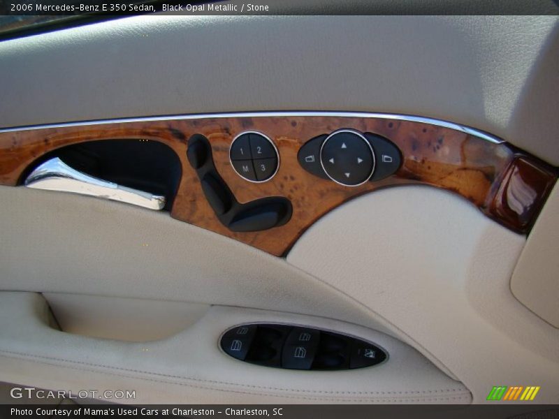 Black Opal Metallic / Stone 2006 Mercedes-Benz E 350 Sedan