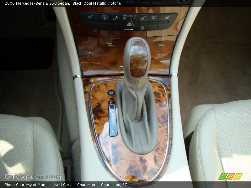 Black Opal Metallic / Stone 2006 Mercedes-Benz E 350 Sedan