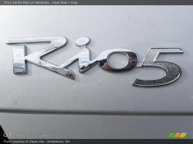 Clear Silver / Gray 2011 Kia Rio Rio5 LX Hatchback