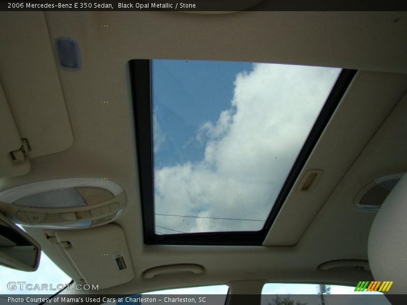 Black Opal Metallic / Stone 2006 Mercedes-Benz E 350 Sedan