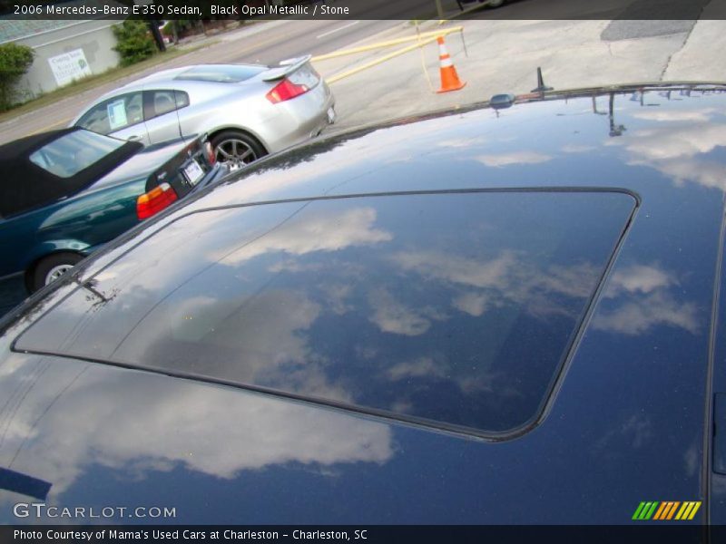 Black Opal Metallic / Stone 2006 Mercedes-Benz E 350 Sedan