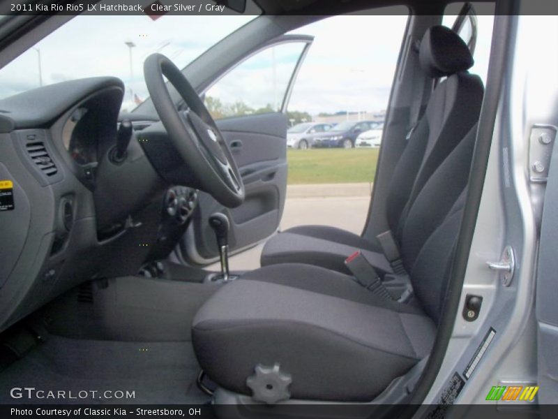 Clear Silver / Gray 2011 Kia Rio Rio5 LX Hatchback