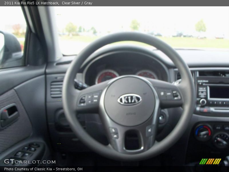 Clear Silver / Gray 2011 Kia Rio Rio5 LX Hatchback