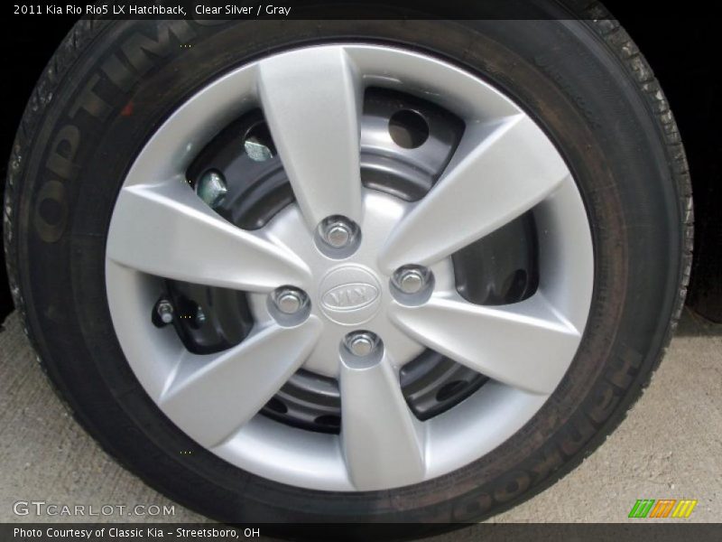 Clear Silver / Gray 2011 Kia Rio Rio5 LX Hatchback