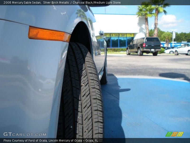 Silver Birch Metallic / Charcoal Black/Medium Light Stone 2008 Mercury Sable Sedan
