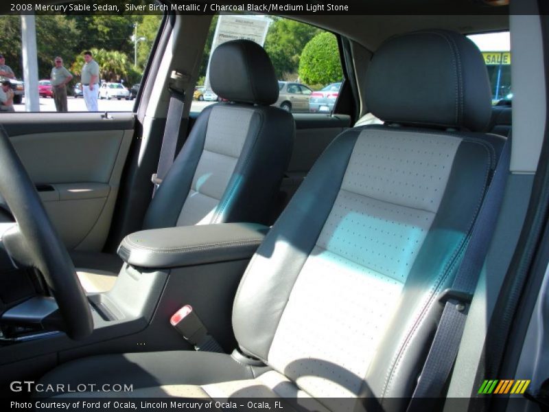 Silver Birch Metallic / Charcoal Black/Medium Light Stone 2008 Mercury Sable Sedan