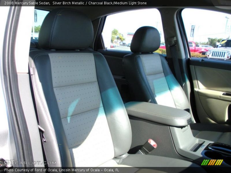 Silver Birch Metallic / Charcoal Black/Medium Light Stone 2008 Mercury Sable Sedan