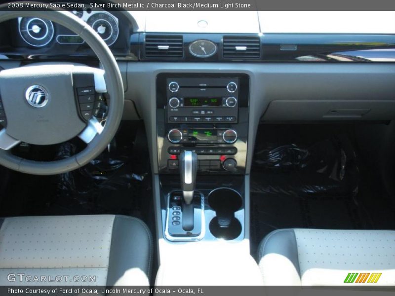 Silver Birch Metallic / Charcoal Black/Medium Light Stone 2008 Mercury Sable Sedan