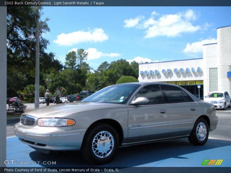 Light Sandrift Metallic / Taupe 2002 Buick Century Limited