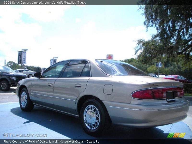 Light Sandrift Metallic / Taupe 2002 Buick Century Limited