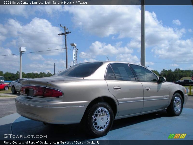 Light Sandrift Metallic / Taupe 2002 Buick Century Limited