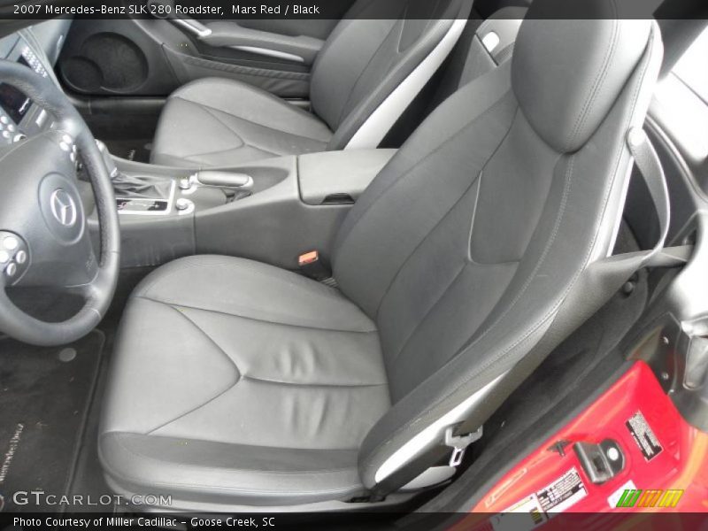 Mars Red / Black 2007 Mercedes-Benz SLK 280 Roadster